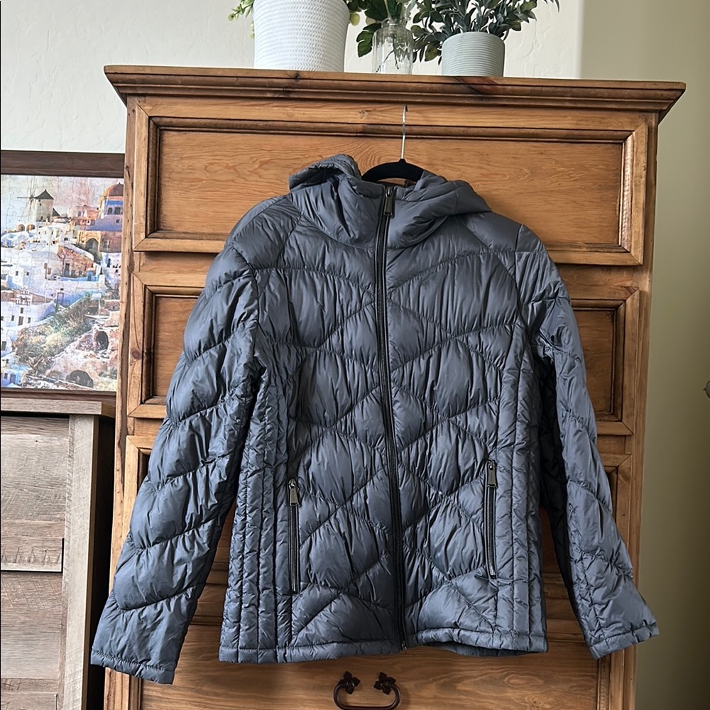 Michael Kors Quilted Hooded Jacket